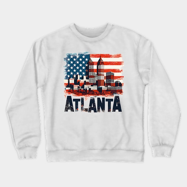 Atlanta City Crewneck Sweatshirt by Vehicles-Art